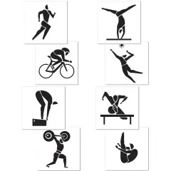 Summer Sports Cutouts (Pack of 12)