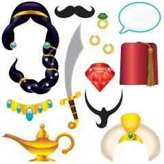 Arabian Nights Photo Fun Signs, (Pack Of 12)