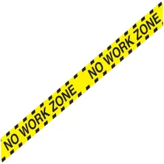 No Work Zone Party Tape (Pack of 12)