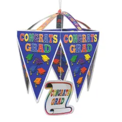 Congrats Grad Pennant Chandelier (Pack of 12)