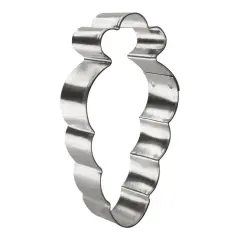 Easter Carrot Cookie Cutter 4 in B1555, CookieCutter.com, Tin Plated Steel, Handmade in the USA