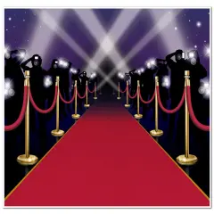 Red Carpet Insta-Mural (Pack of 6)