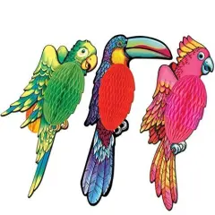 Tissue Exotic Birds (Pack of 12)