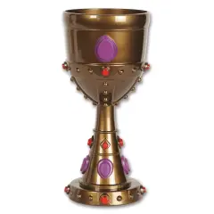 Plastic Jeweled Goblet (Pack of 12)