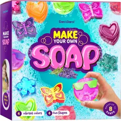 Dan&Darci Soap Making Kit for Kids - Kids Crafts Science Project Toys - Gifts for Girls and Boys Ages 6-12 - Kid DIY Soap Kits