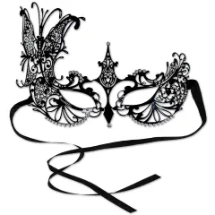 Metal Filigree Masquerade Mask (Pack of 6)