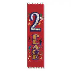 2nd Place Value Pack Ribbons (Pack of 3)