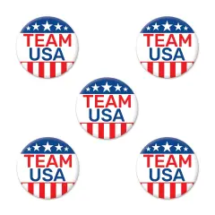 Team USA Party Buttons, (Pack of 12)