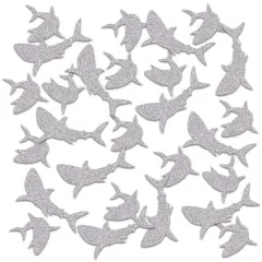 Shark Deluxe Sparkle Confetti, (Pack Of 12)