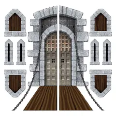 Castle Door & Window Props (Pack of 12)