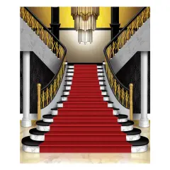 Grand Staircase Insta-Mural Photo Op, (Pack Of 6)