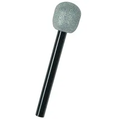 Glittered Microphone (Pack Of 12)