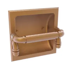 Pipeline Collection Recessed Toilet Paper Holder - Brushed Bronze