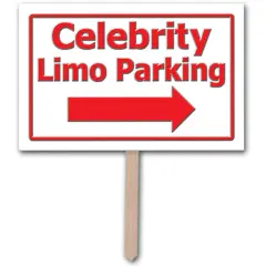 3-D Plastic Awards Night Yard Sign (Pack of 6)