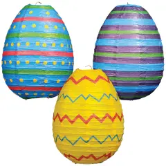 Easter Egg Paper Lanterns (Pack of 6)