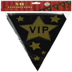 VIP Pennant Banner (Pack of 12)