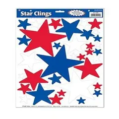 Star Clings (Pack of 12)