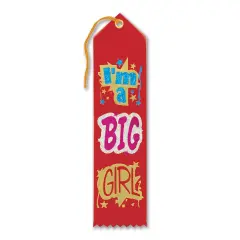I'm A Big Girl Award Ribbon (Pack of 6)