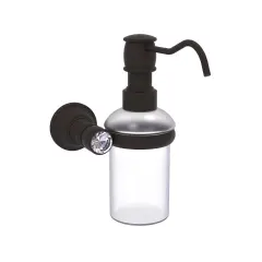 Carolina Crystal Collection Wall Mounted Soap Dispenser - Oil Rubbed Bronze