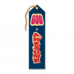 God Is Awesome Ribbon (Pack of 6)