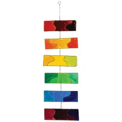 In the Breeze 7021 &mdash; Rainbow Block Resin Hanging Mobile