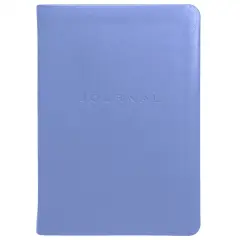 Travel Journal by Gallery Leather - 7"x5" Metal Kid Periwinkle