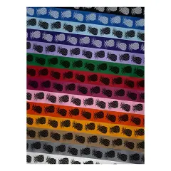 Pineapple Fruit Drawing Satin Ribbon for Bows Gift Wrapping - 1" - 3 Yards White Ribbon