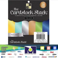 DCWV&reg;️ SOLID FOIL CARDSTOCK - 6 X 6 - (24 SH) MS-019-00050