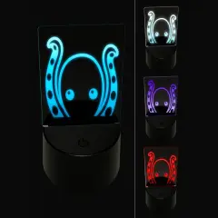 Peeking Octopus 3D Illusion LED Night Light Sign Nightstand Desk Lamp