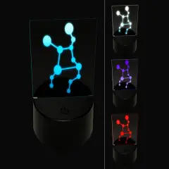 Virgo Zodiac Star Constellations 3D Illusion LED Night Light Sign Nightstand Desk Lamp