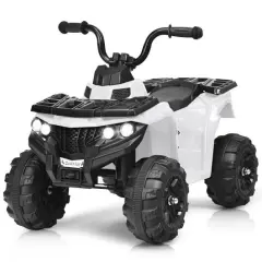 6V Battery Powered Kids Electric Ride on ATV White