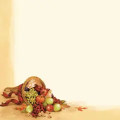 Great Papers! Cornucopia Fall Thanksgiving Stationery Letterhead, 8.5" x 11", Inkjet and Laser Printer Compatible, 80 sheets