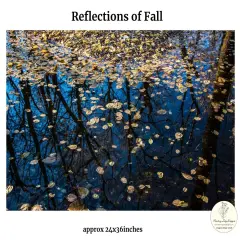 Reflections of Fall - Art paper for Decoupage and Mixed Media by Painting Lady Designs