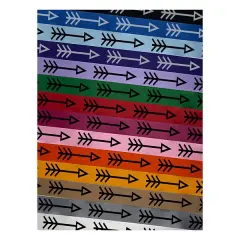 Fun Arrow Satin Ribbon for Bows Gift Wrapping - 1" - 3 Yards Orange Ribbon