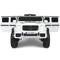 12V Kids Ride On Car with 2.4G Remote Control and USB Interface White