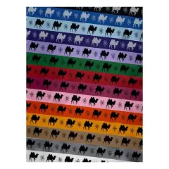 Camel Solid Satin Ribbon for Bows Gift Wrapping DIY Craft Projects - 1" - 3 Yards Silver Ribbon