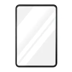 HBCY Creations Wall Mirror Large Mirror, Rustic Accent Mirror for Bathroom, Entry, Dining Room, & Living Room. Metal Mirror Black