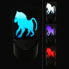 Mandrill Baboon 3D Illusion LED Night Light Sign Nightstand Desk Lamp