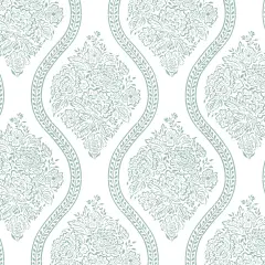 Amelia Floral Damask All Over Wall Stencil | 3819 by Designer Stencils |