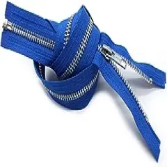 27" Jacket Zipper, YKK #5 Aluminum Metal ~ Medium Weight ~ Separating ~ 918 Royal Blue (1 Zipper/Pack)