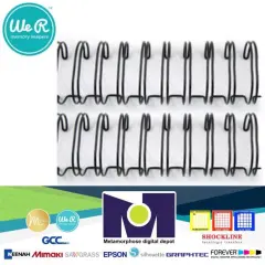 We R Memory Keepers 71002-8 The Cinch Book Binding Wires, 0.75", Black by American Crafts