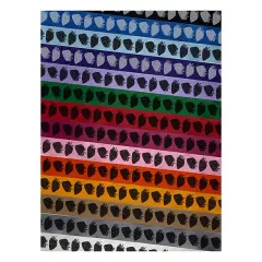 Strawberry Fruit Drawing Satin Ribbon for Bows Gift Wrapping - 1" - 3 Yards Black Ribbon