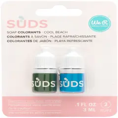 We R SUDS Soap Maker Colorant 3ml 2/Pkg-Cool Beach