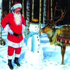 Sunsout A Carrot for Rudolf 300 pc Christmas Jigsaw Puzzle 44577