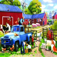 Sunsout Spring Farm Days 1000 pc Jigsaw Puzzle 13718