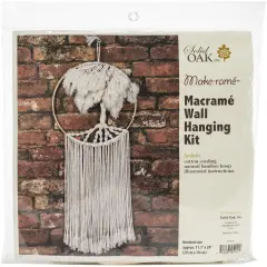 Solid Oak Macrame Wall Hanging Kit-Palm Tree