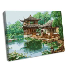Painting by Numbers kit Chinese house KHO2881
