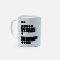 Morse Code I Love You 11 Oz Mug IX