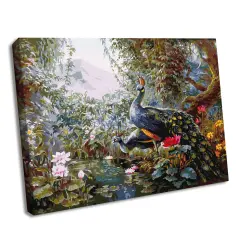 Painting by Numbers kit Fairytale peacocks KHO4375