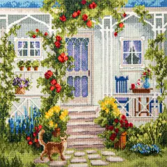 Counted cross stitch kit Terrace